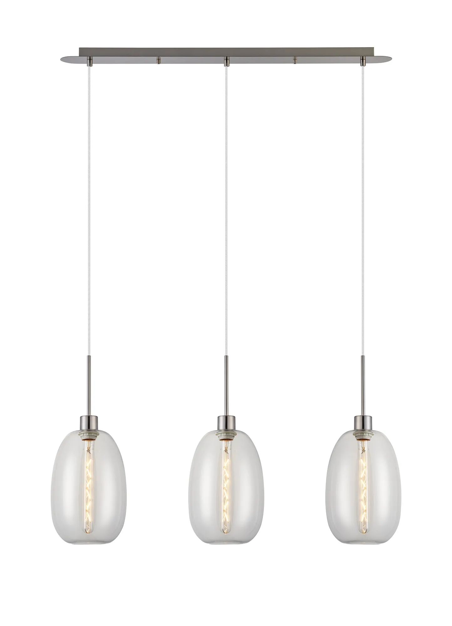 Lori Satin Nickel Ceiling Lights Deco Linear Fittings Lori Satin Nickel Ceiling Lights Deco Linear Fittings